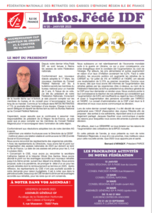 Infos fédé IDF 20 – Janv 23