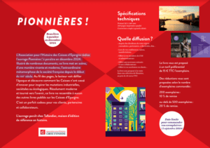 L&rsquo;Association pour l&rsquo;Histoire des Caisses d&rsquo;Epargne publie « PIONNIERES »