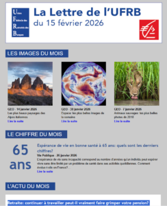 LETTRE UFRB – L&rsquo;Actu du mois
